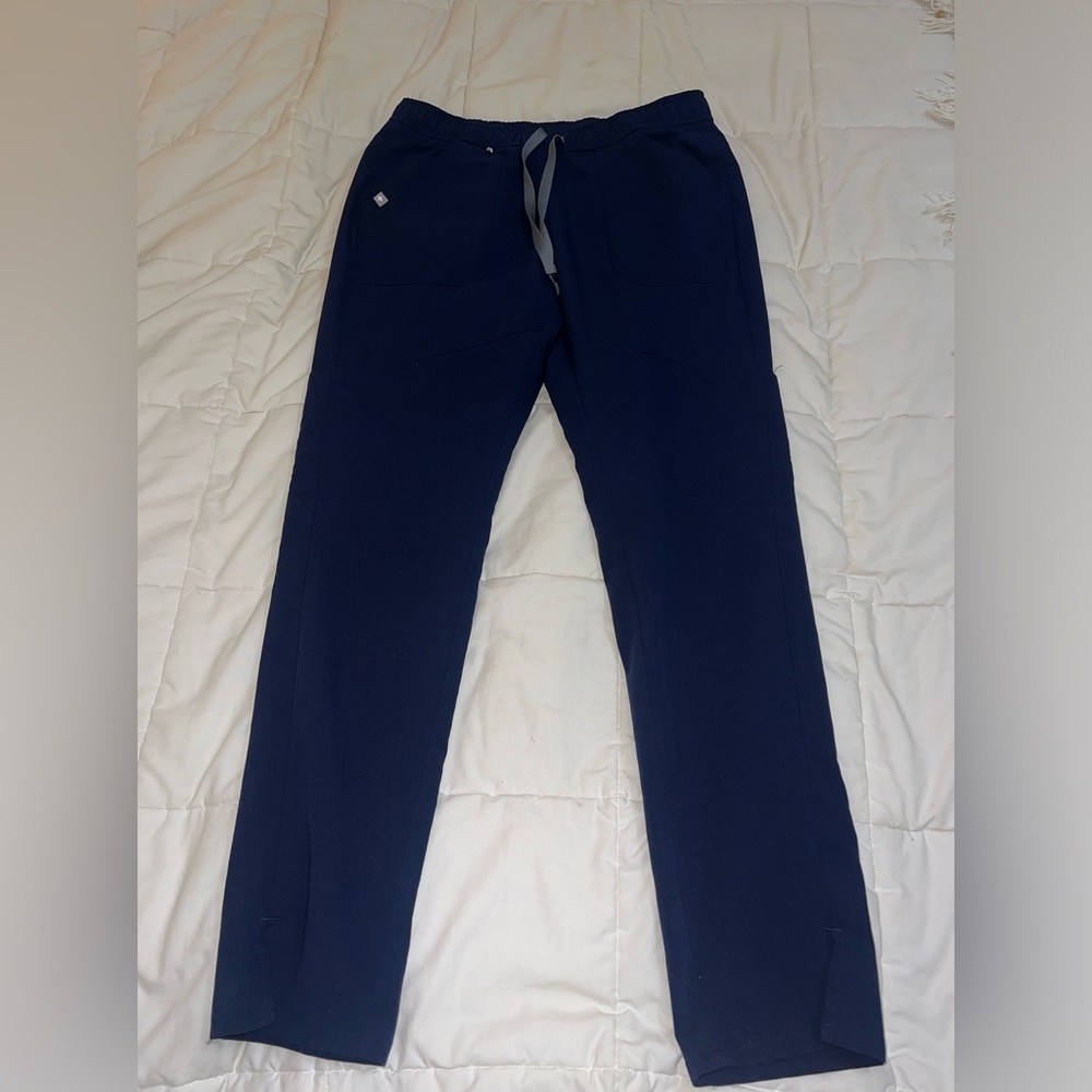 Figs Navy Straight Leg Scrub Bottoms